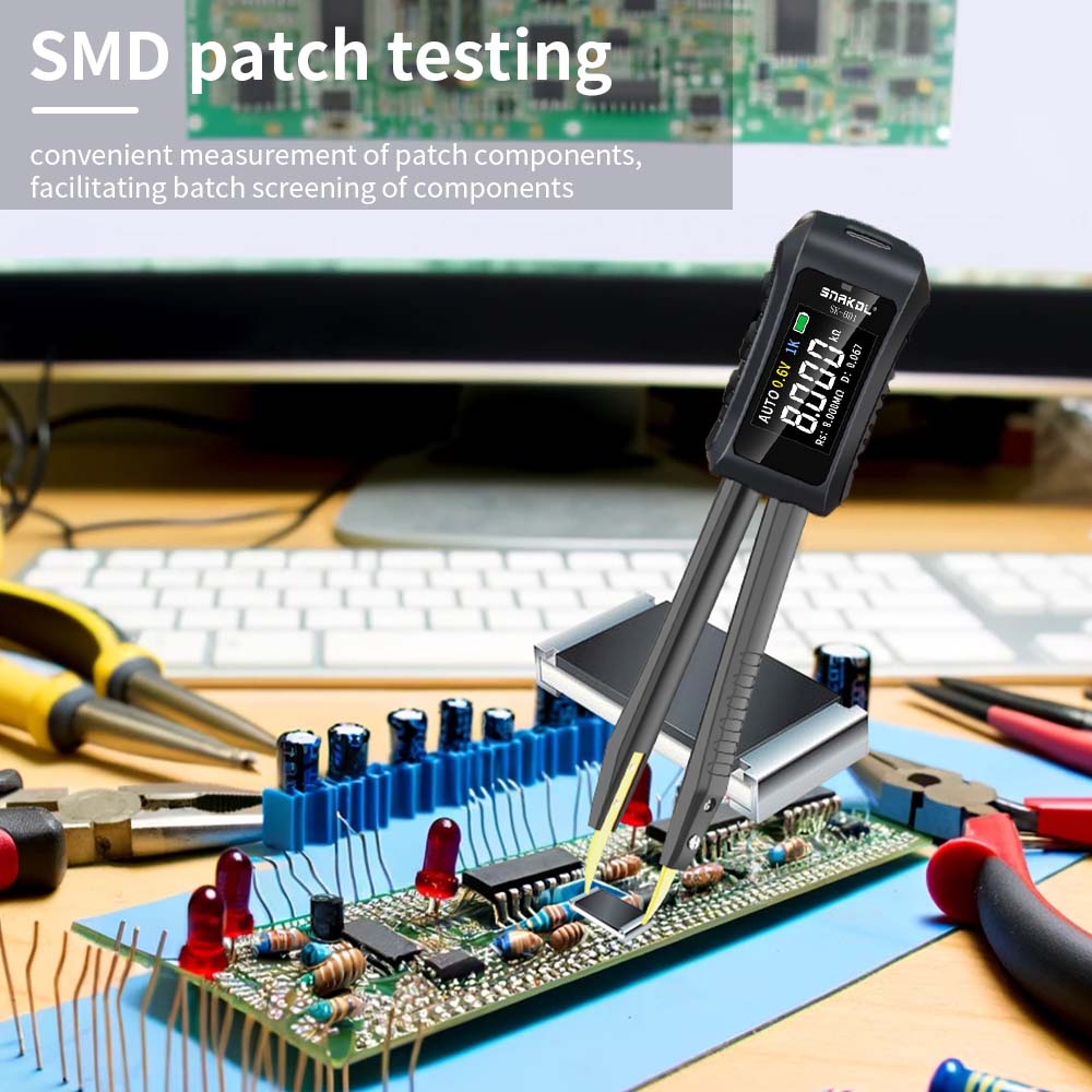 SNAKOL  Digital Tweezers Smart - Smd Tweezer Set ulasan dan harga