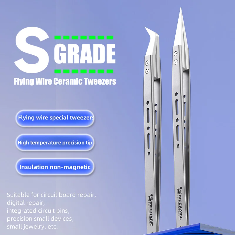 Mechanic S-grade Ceramic Tweez - Electronics Repair Service ulasan dan harga