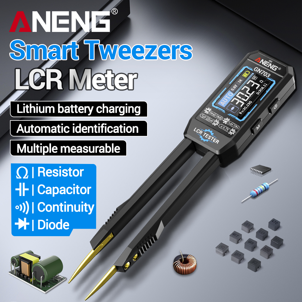 ANENG GN703 Smart Tweezers LCR - Smd Tweezer Set ulasan dan harga