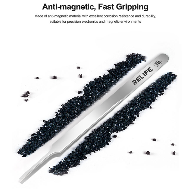 RELIFE T2 Precision Tweezers F - Smd Tweezer Set ulasan dan harga