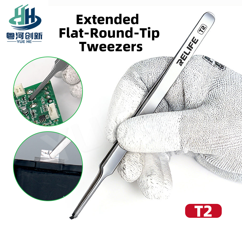 RELIFE T2 Precision Tweezers F - Smd Tweezer Set ulasan dan harga