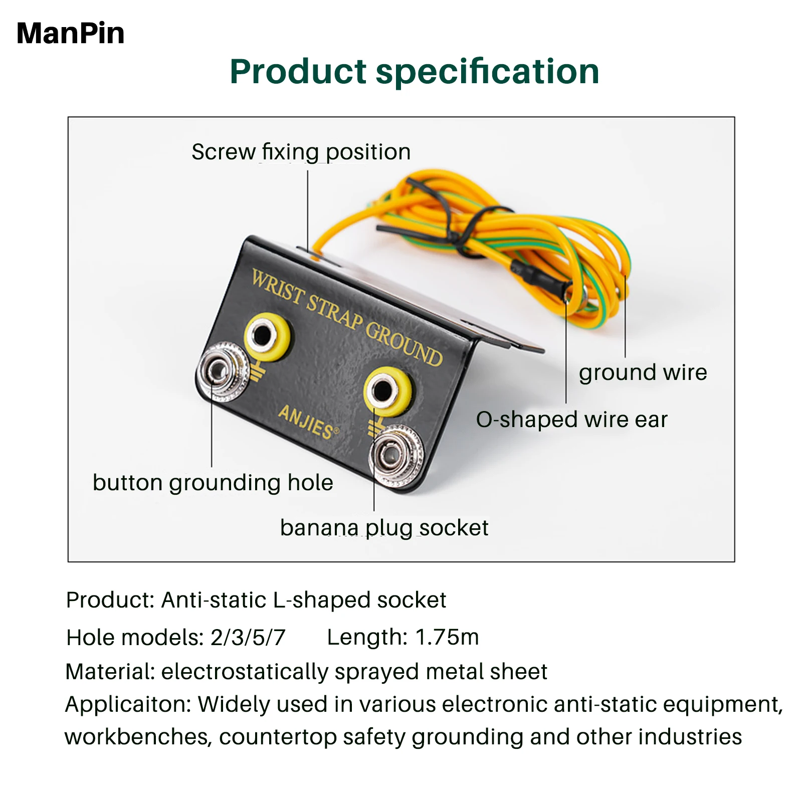 L Shaped ESD Anti-Static Groun - Electronic Repair ulasan dan harga