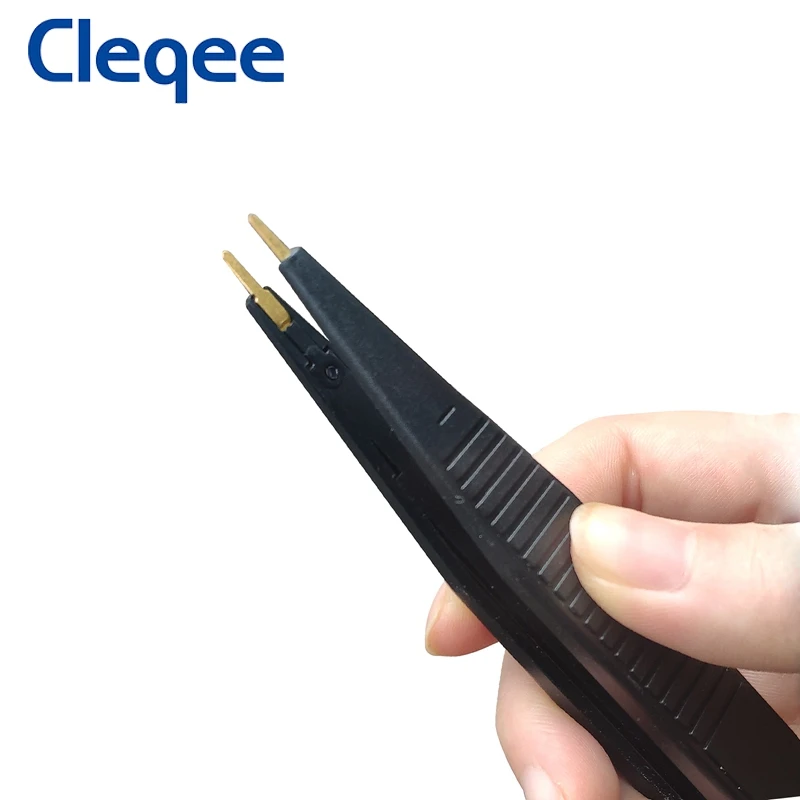 Cleqee P1510 SMD Chip Componen - Smd Tweezer Set ulasan dan harga