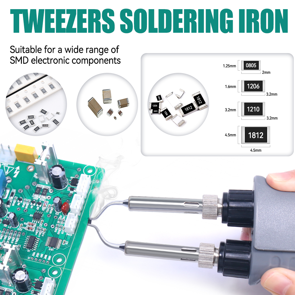 YIHUA 938D Portable Tweezers S - Smd Tweezer Set ulasan dan harga