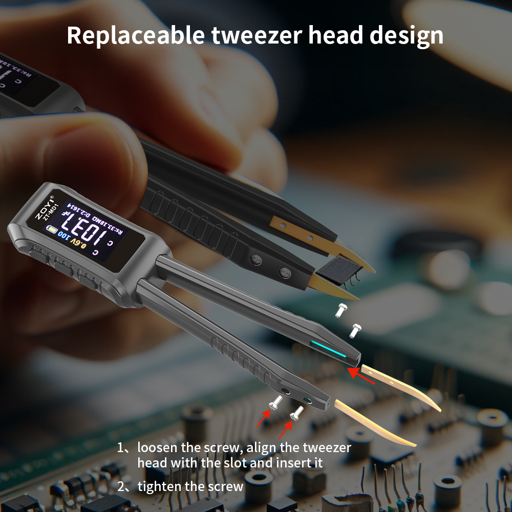 ZOYI MD1 Mini Smart Tweezer LC - Smd Tweezer Set ulasan dan harga