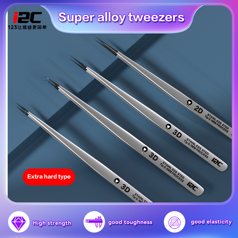 I2C 3D Electronics Extra Hard  - Smd Tweezer Set ulasan dan harga