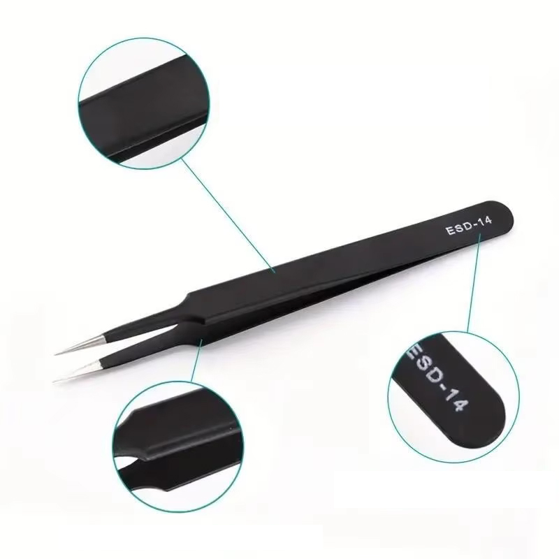 NEW 6pcs Precision Long Tweeze - Electronics Repair Workshop ulasan dan harga