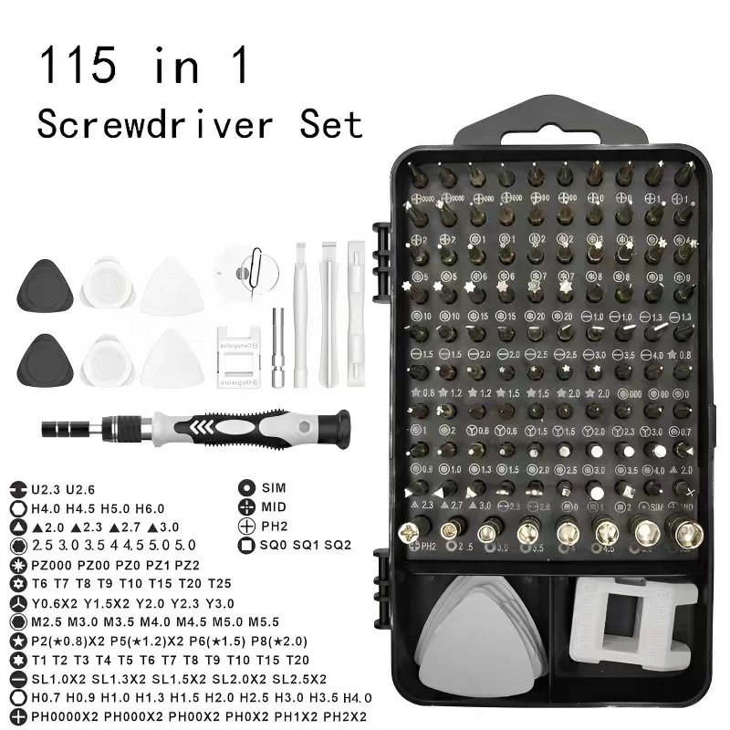 115-in-1 Screwdriver Set, Mult - Electronics Repair Service ulasan dan harga