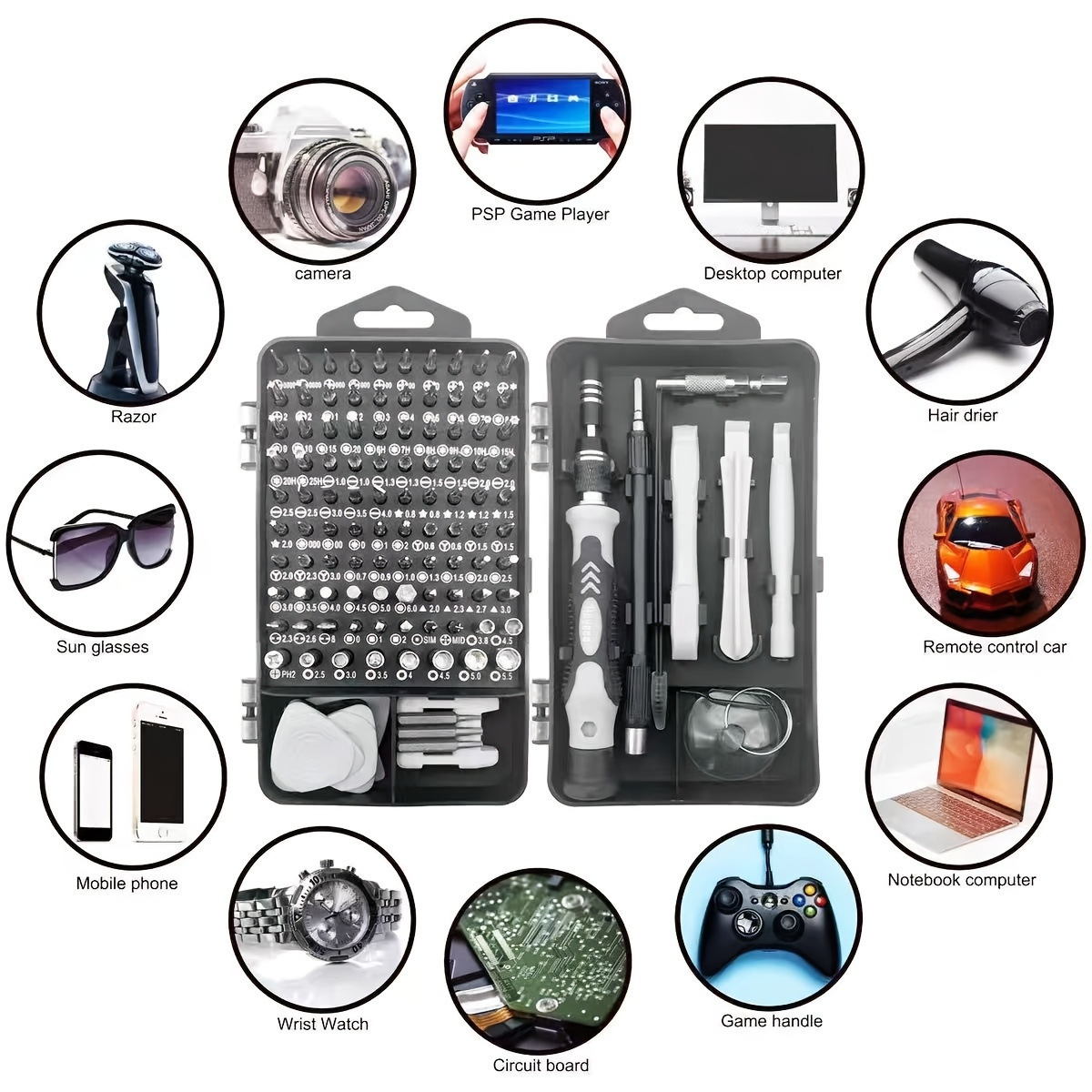 115-in-1 Screwdriver Set, Mult - Electronics Repair Service ulasan dan harga