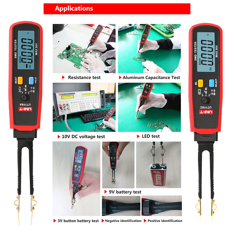 UNI-T UT116A UT116C Digital Tw - Smd Tweezer Set ulasan dan harga